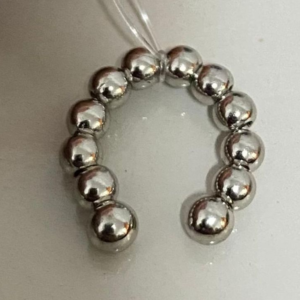 Home piercing bolinha o. branco